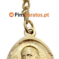 Porta chaves promocionais com logotipo Papa