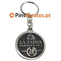 Porta chaves personalizados com logotipo La Faena