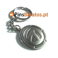 Porta chaves personalizados em prata