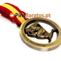Medalhas personalizadas de Prémios de torneios e competições de Body Building em ouro antigo