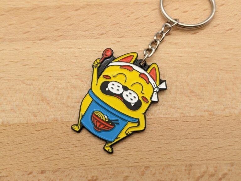 Porta-chaves metálicos personalizados Boneco simpático